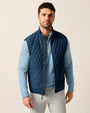 Johnnie-O Vest Belfry Quilted Puffer Vest in Space