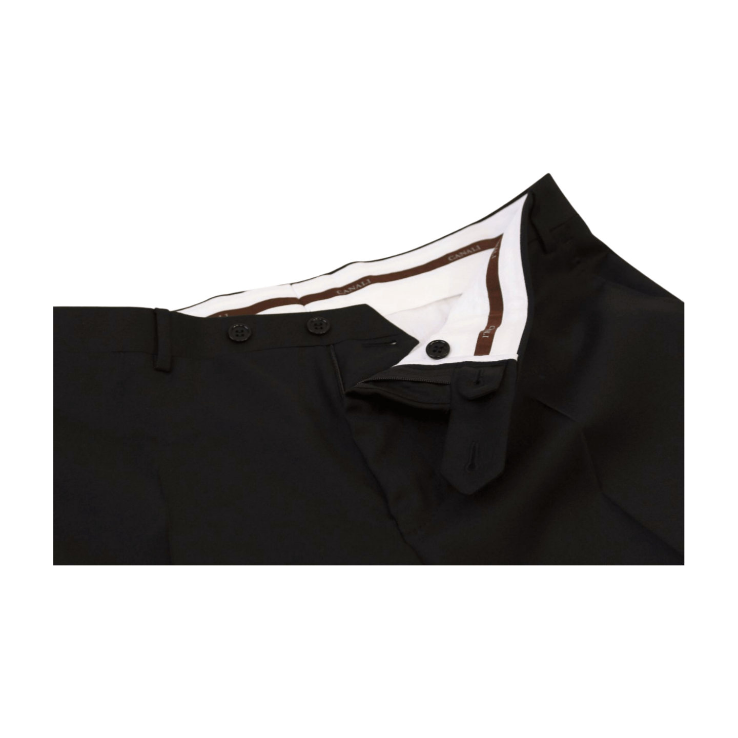 M. Dumas and Sons Canali Suit in Black Wool