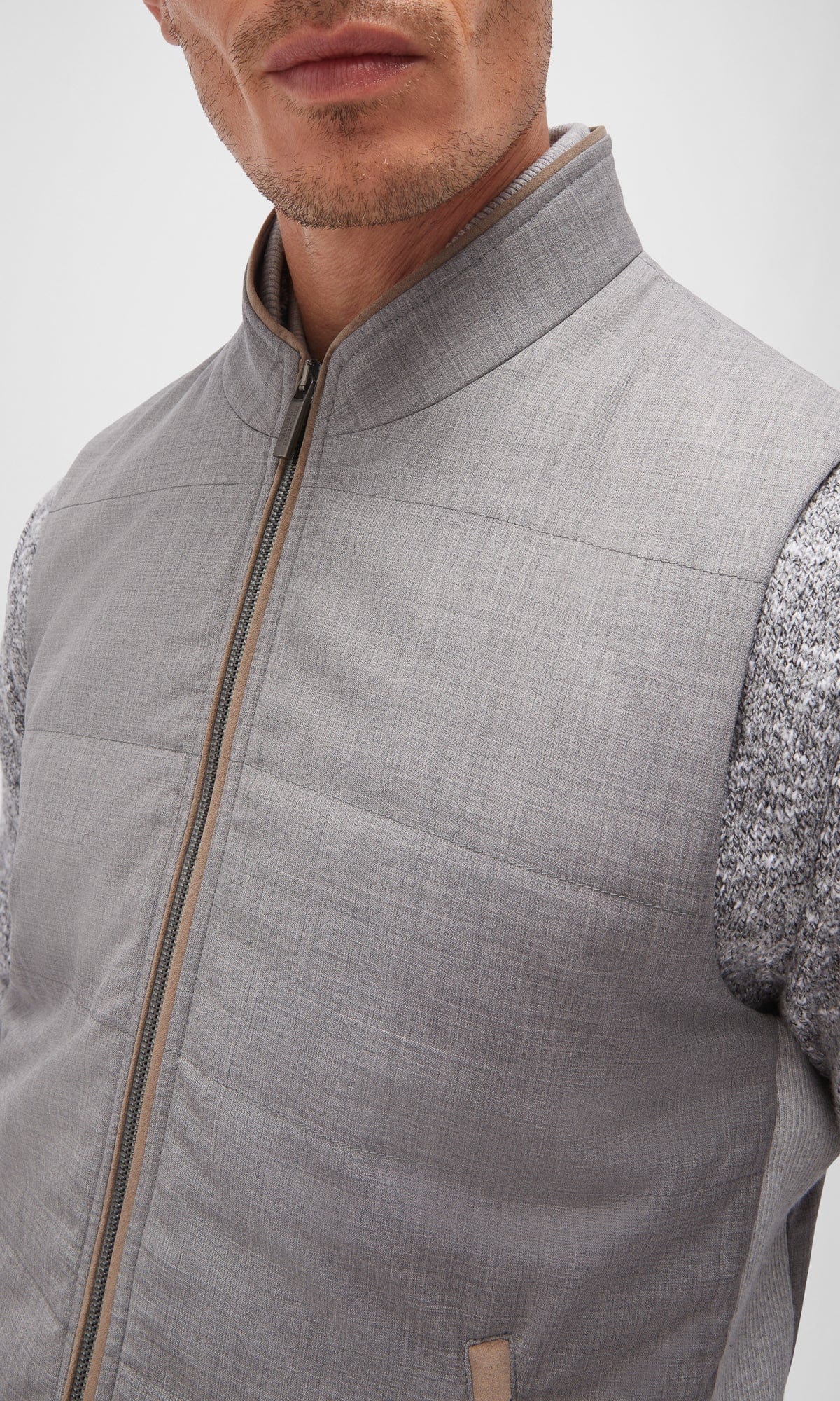 Maurizio Baldassari Outerwear Arena Travel Vest - Grey