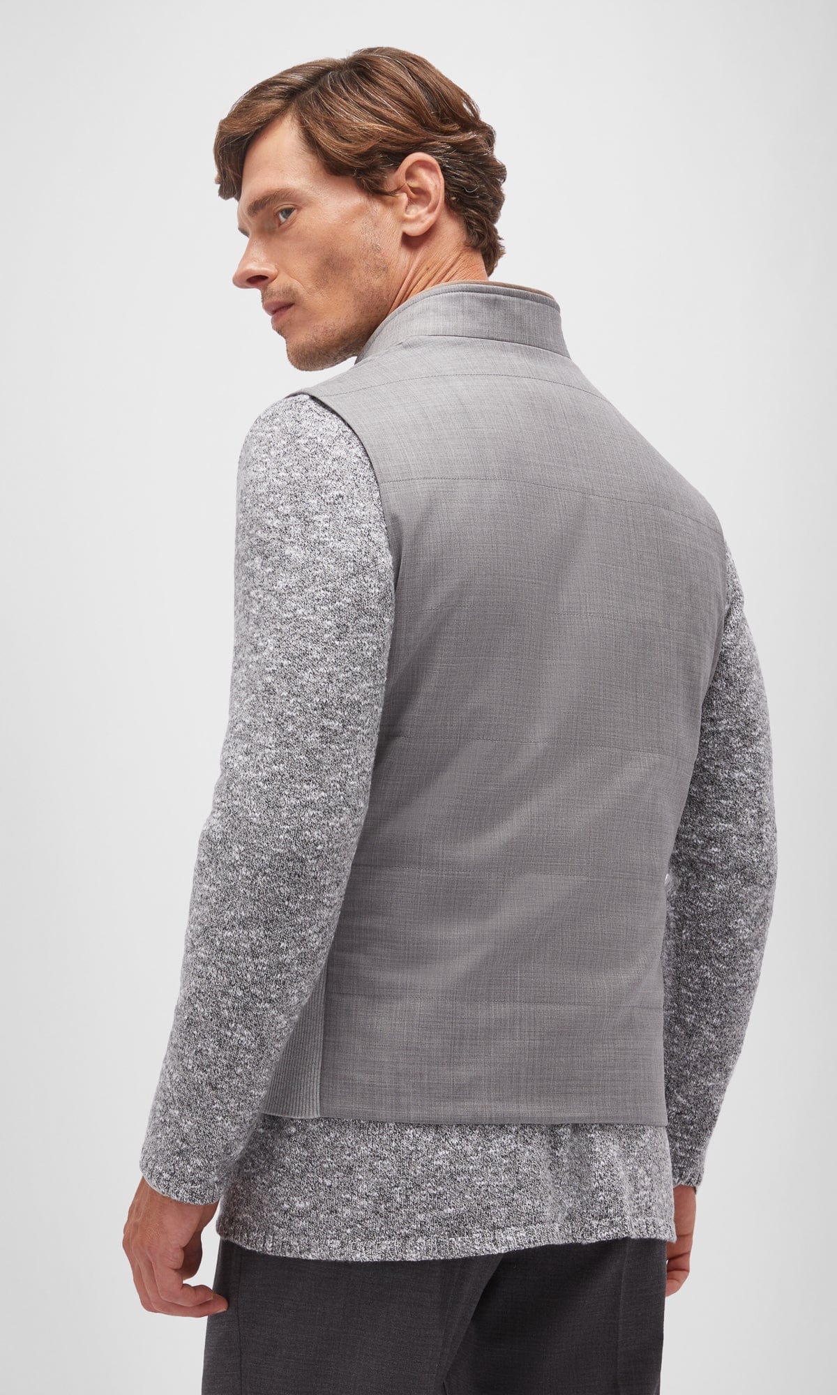Maurizio Baldassari Outerwear Arena Travel Vest - Grey