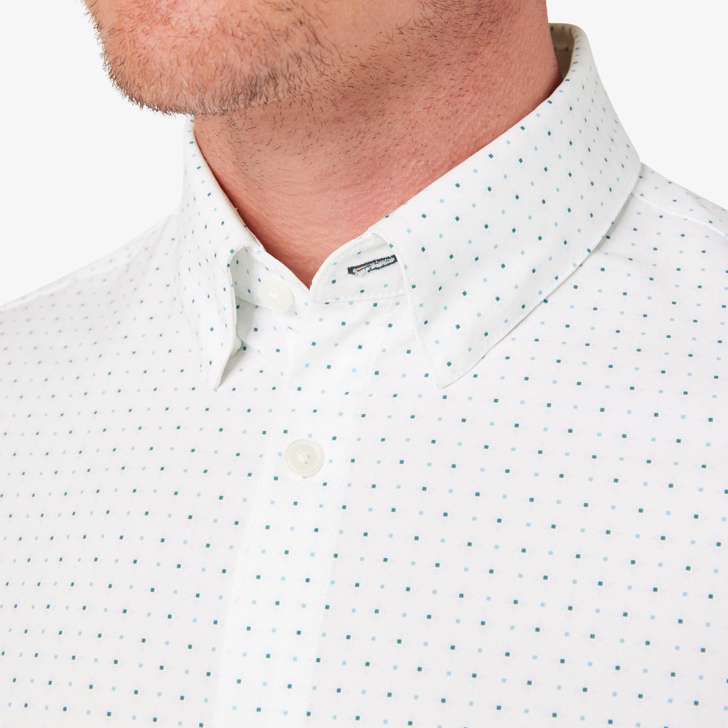 Mizzen & Main Sport Shirts Leeward Dress Shirt- Sky Pyramid