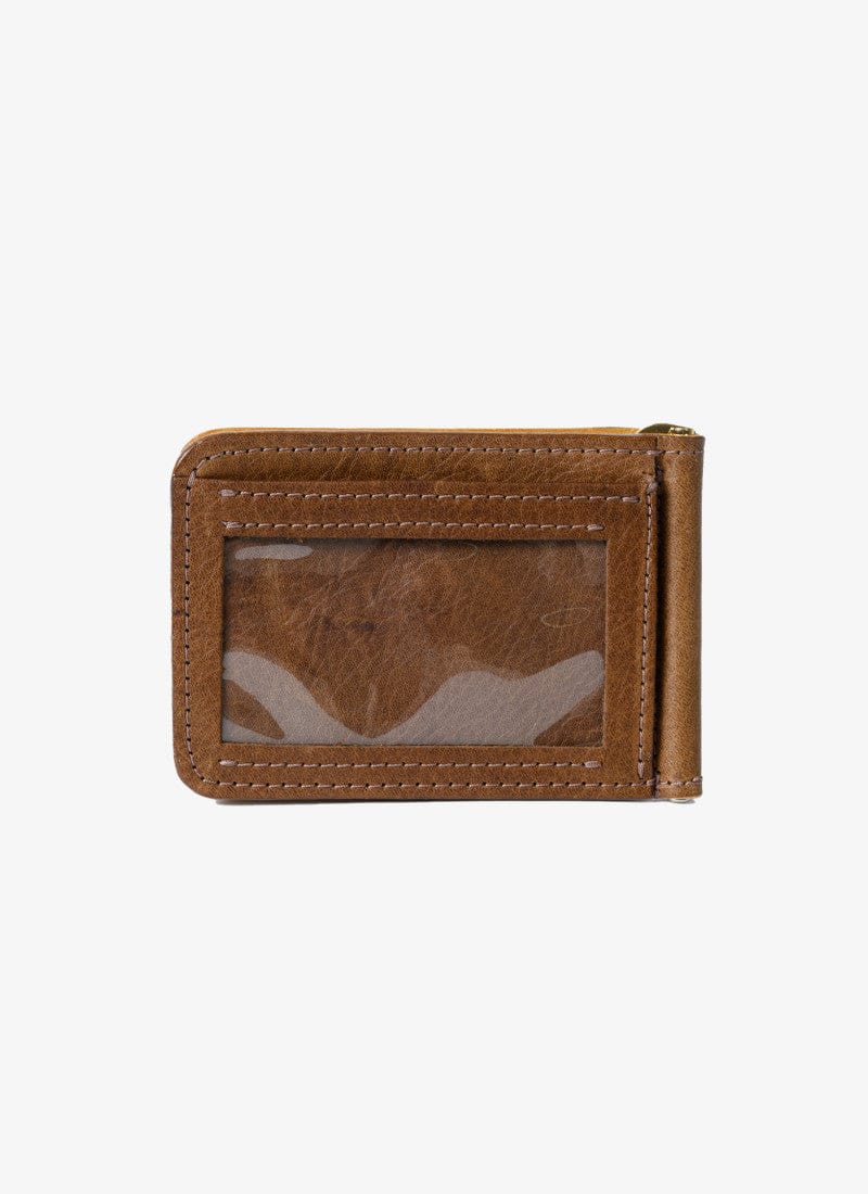 Moore & Giles Small Leather Goods Reclaimed Spring ID Wallet (Heirloom Oak)