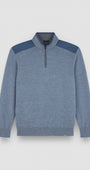 Paul and Shark 1/4 Zip 200 / M Typhoon Platinum Soft Cool Touch