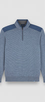 Paul and Shark 1/4 Zip 200 / M Typhoon Platinum Soft Cool Touch