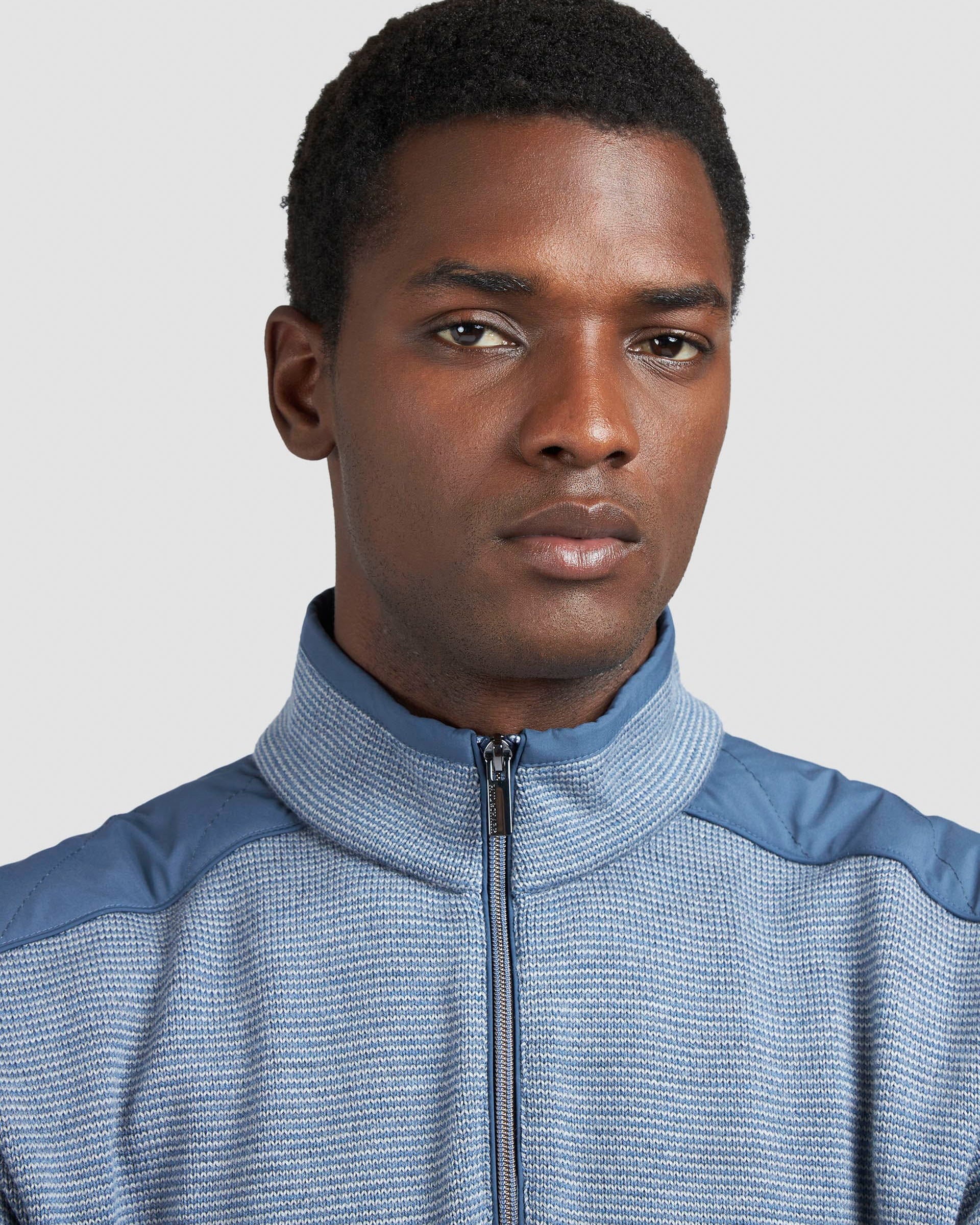 Paul and Shark 1/4 Zip Typhoon Platinum Soft Cool Touch