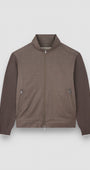 Paul and Shark Sweaters Sequoia / S Merino Wool Hybrid Zip-Up Cardigan