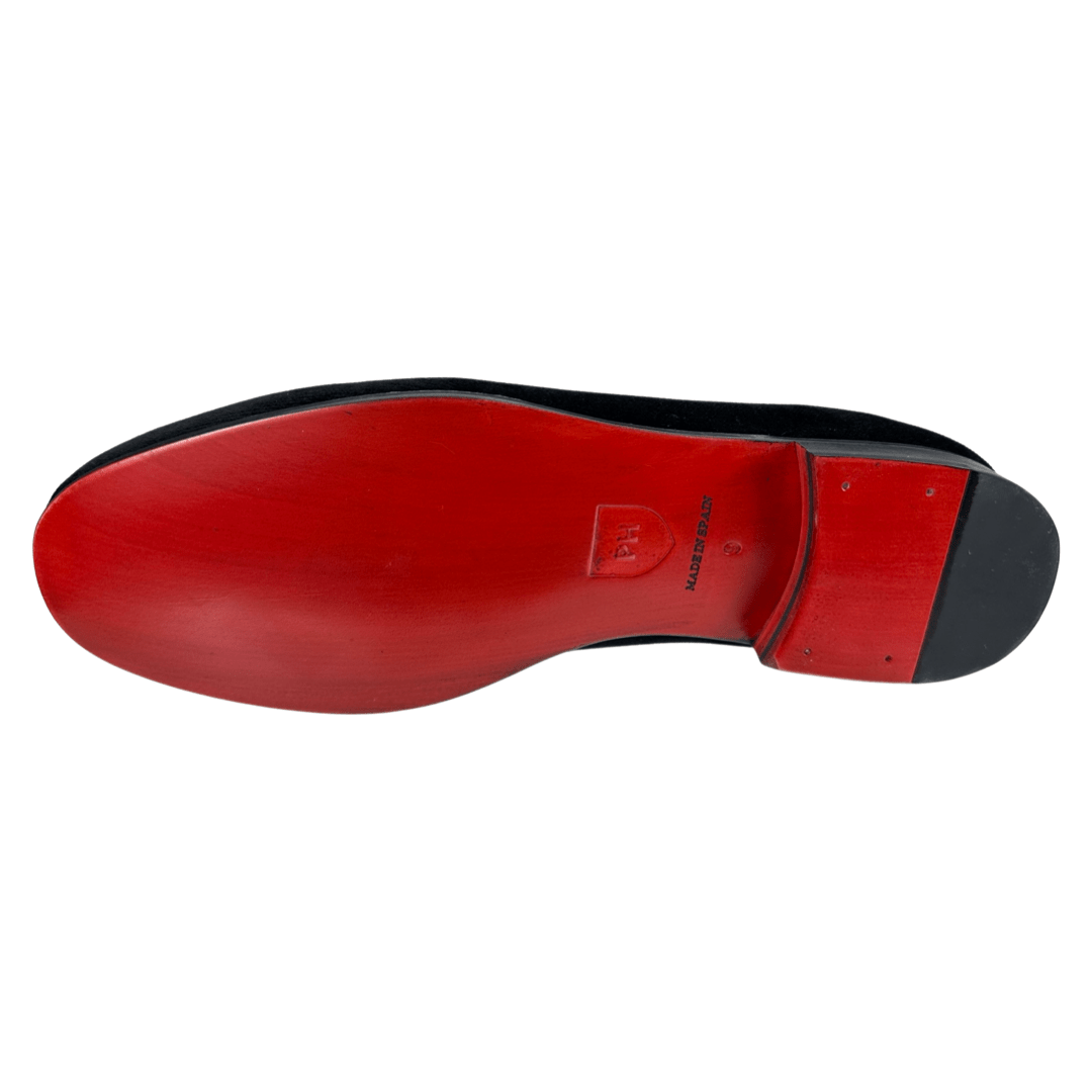 Peter Huber Palmetto Tree Velvet Pump
