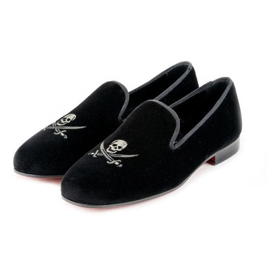 Peter Huber Shoes Jolly Roger Velvet Pump
