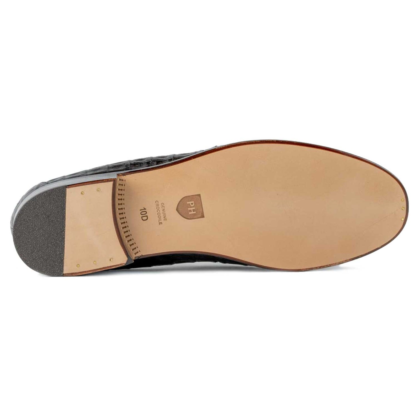 Peter Huber Shoes King Crocodile Bit Loafer