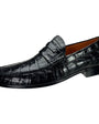 Peter Huber Shoes Texas Crocodile Penny Loafer