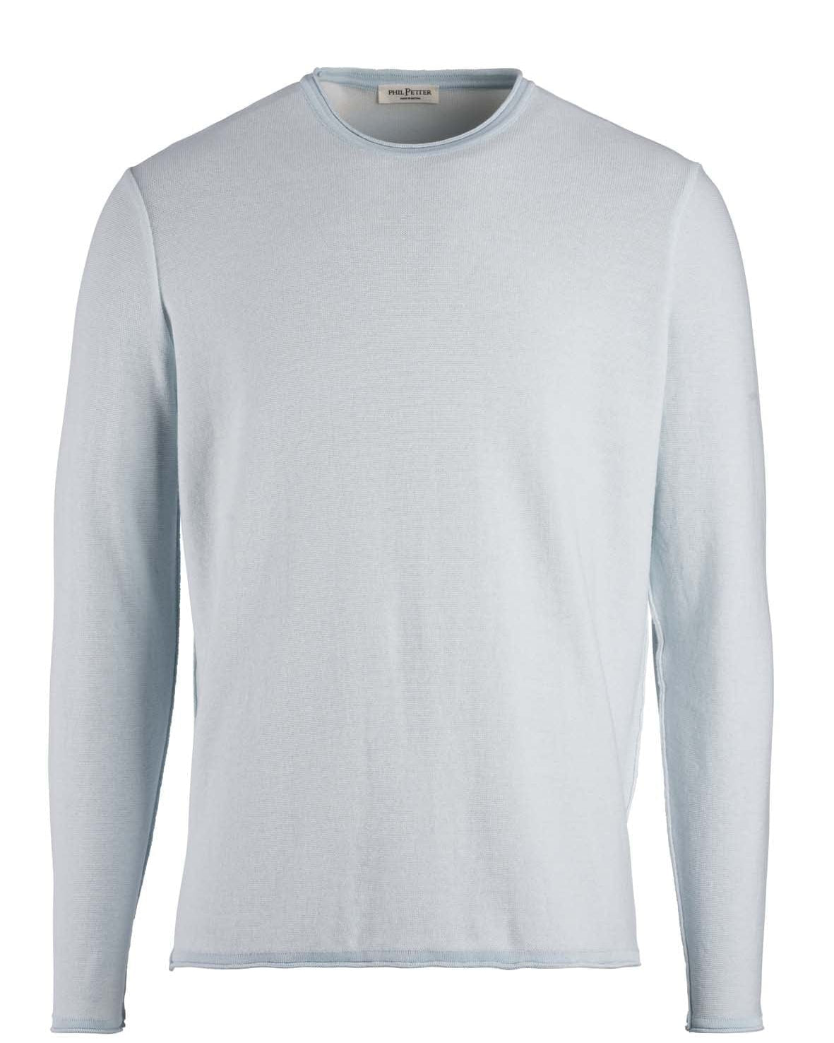 Phil Petter Sweaters SILBER/NATUR / M Doubleface Crew Neck Pullover