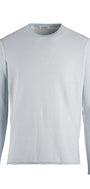 Phil Petter Sweaters SILBER/NATUR / M Doubleface Crew Neck Pullover