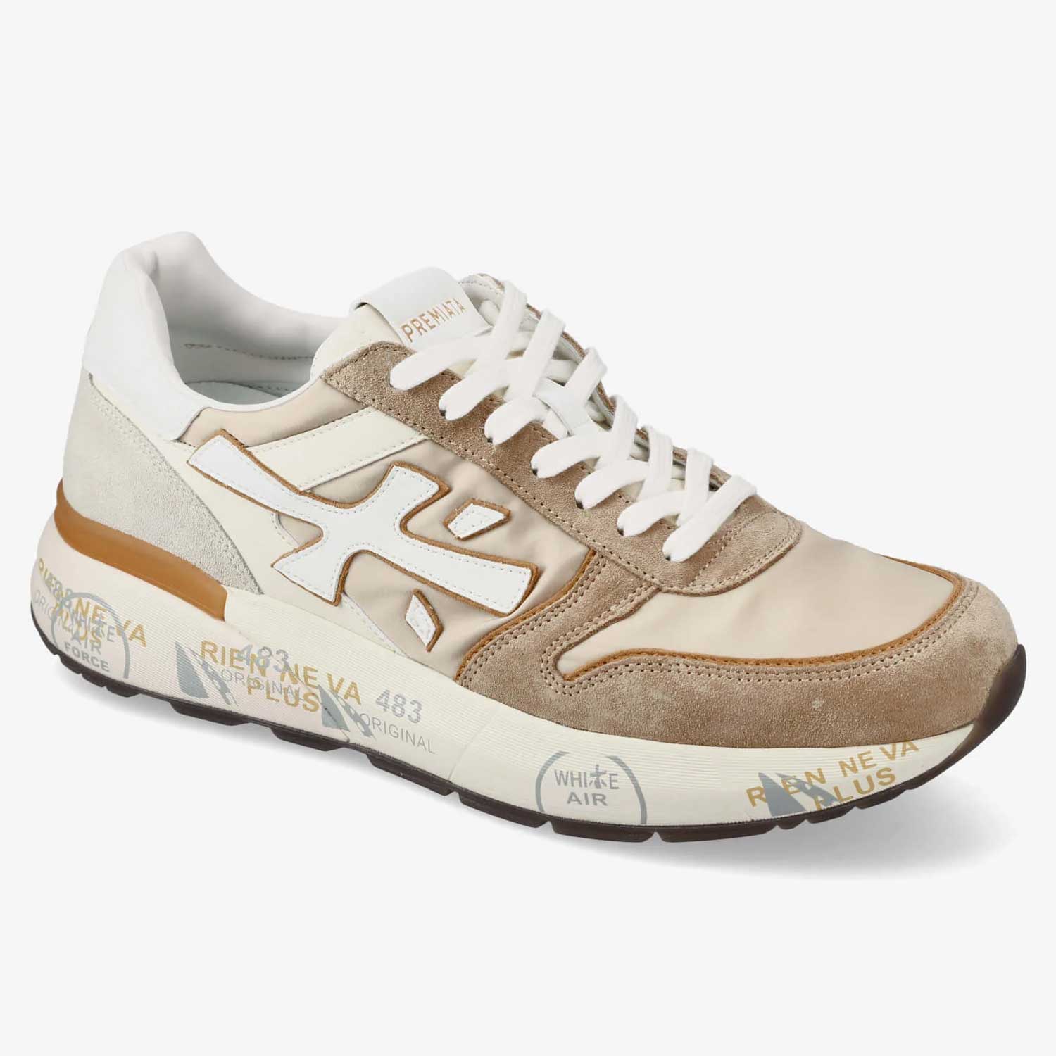 スニーカー PREMIATA Men Sneakers MICK VAR 7213 Brown premiata-sneakers-MICK-7213-