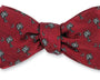 R. Hanauer, Inc. Ties GARNET Garnet Palmetto Bow Tie