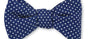 R. Hanauer, Inc. Ties NAVY Navy Halstead Polka Dots Bow Tie