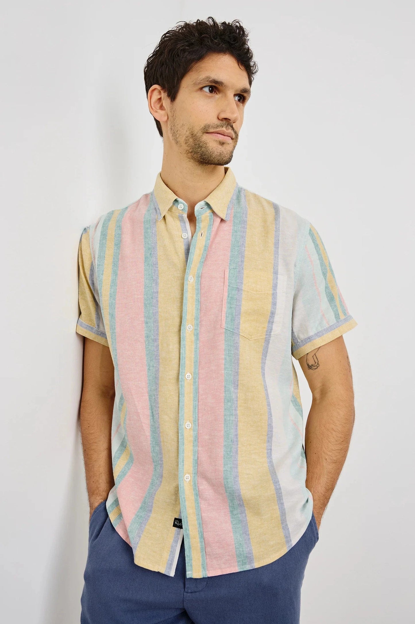 Rails Sport Shirts Carson Shirt - Portofino Stripe