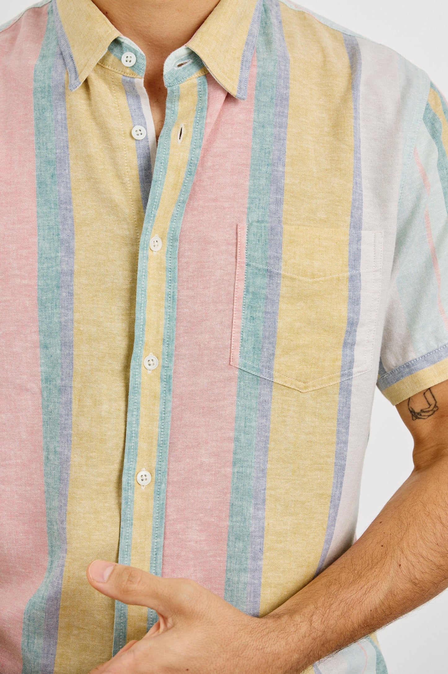 Rails Sport Shirts Carson Shirt - Portofino Stripe