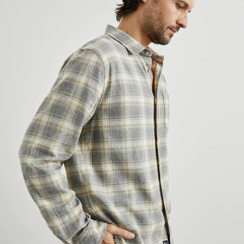 Rails Sport Shirts Wyatt Shirt - Charcoal Desert Melange