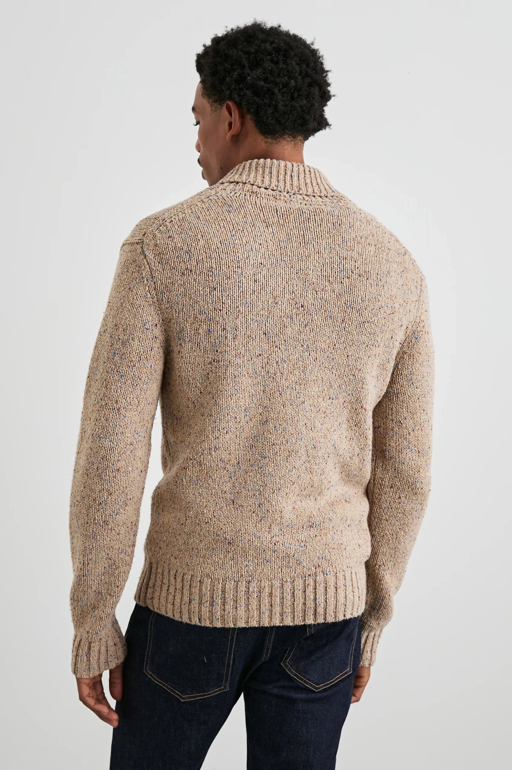 Rails Sweaters Corden Cardigan in Oatmeal Speckle