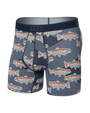Saxx Underwear Underwear & Sleep Lazy River / M Quest Quick-Dry Mesh Boxer