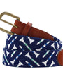 Smathers & Branson Belt Golf Tee Pattern Belt (Dark Navy)
