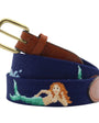 Smathers & Branson Belt Mermaid Splash Belt (Dark Navy)