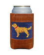 Smathers & Branson Drinkwear Golden Retriever Can Cooler (Classic Navy)