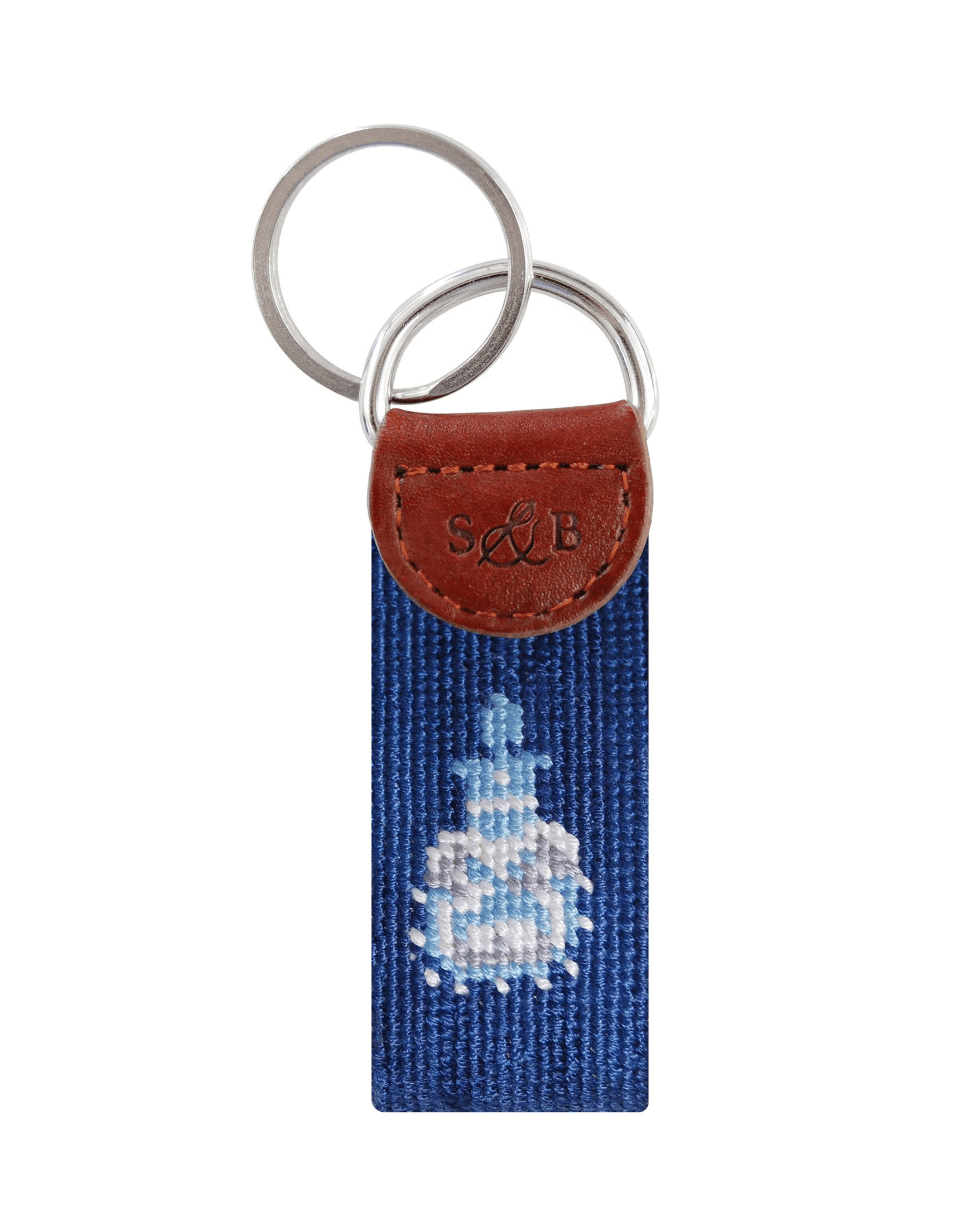 Smathers & Branson Citadel Needlepoint Key Fob