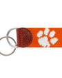 Smathers & Branson Small Leather Goods Clemson Key Fob (Orange)