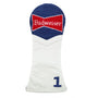 Smathers & Branson Small Leather Goods NAVY Budweiser Vintage Bowtie Driver Headcover