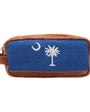 Smathers & Branson Small Leather Goods SC Flag Needlepoint Toiletry Bag