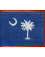 Smathers & Branson Small Leather Goods South Carolina Flag Needlepoint Bi-Fold Wallet