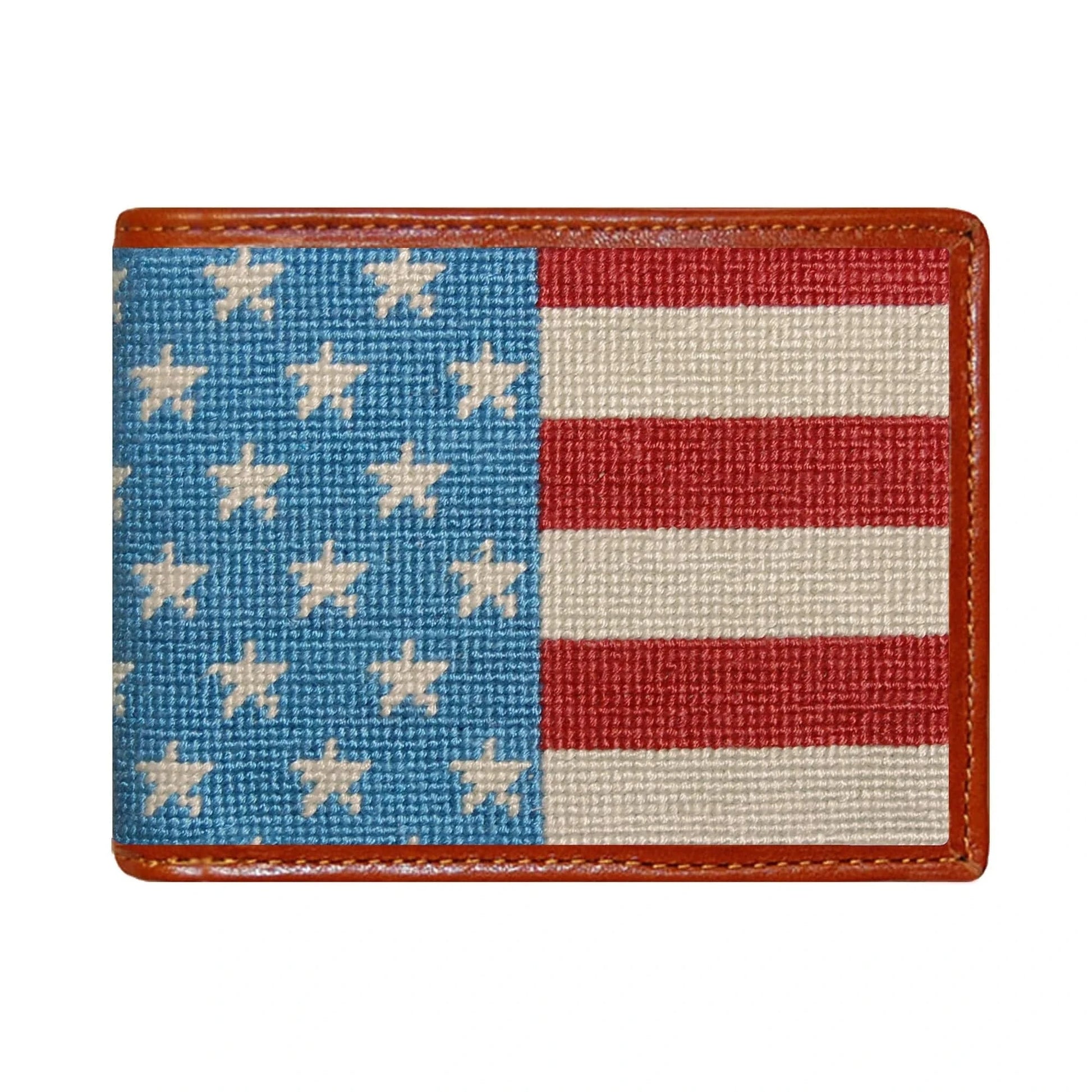 Smathers & Branson Small Leather Goods Stars and Stripes Wallet
