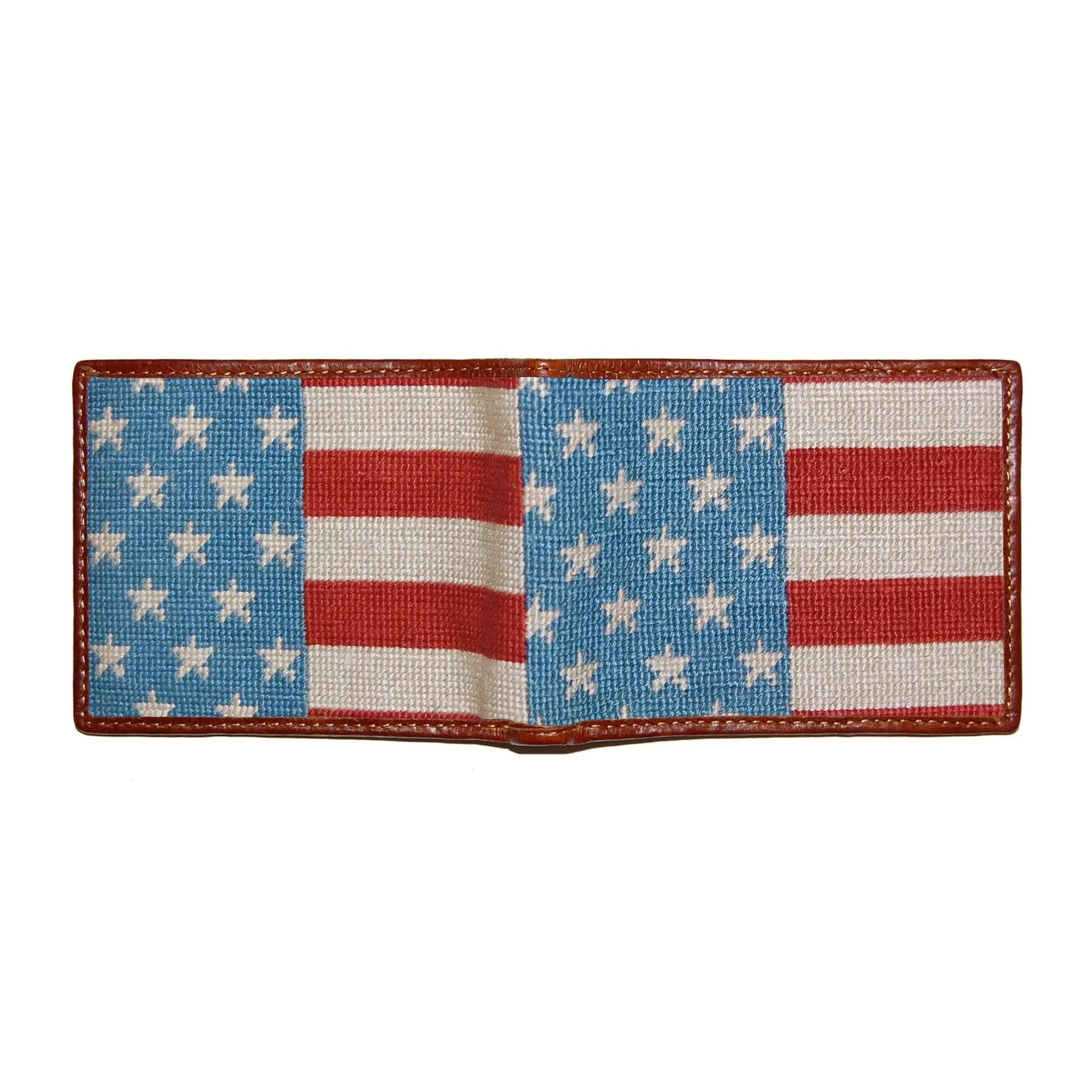 Smathers & Branson Small Leather Goods Stars and Stripes Wallet