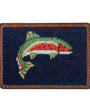 Smathers & Branson Small Leather Goods Trout Card Wallet (Dark Navy)