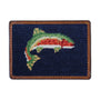 Smathers & Branson Small Leather Goods Trout Card Wallet (Dark Navy)