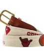 Smathers & Branson Small Leather Goods University of South Carolina Needlepoint Life Belt
