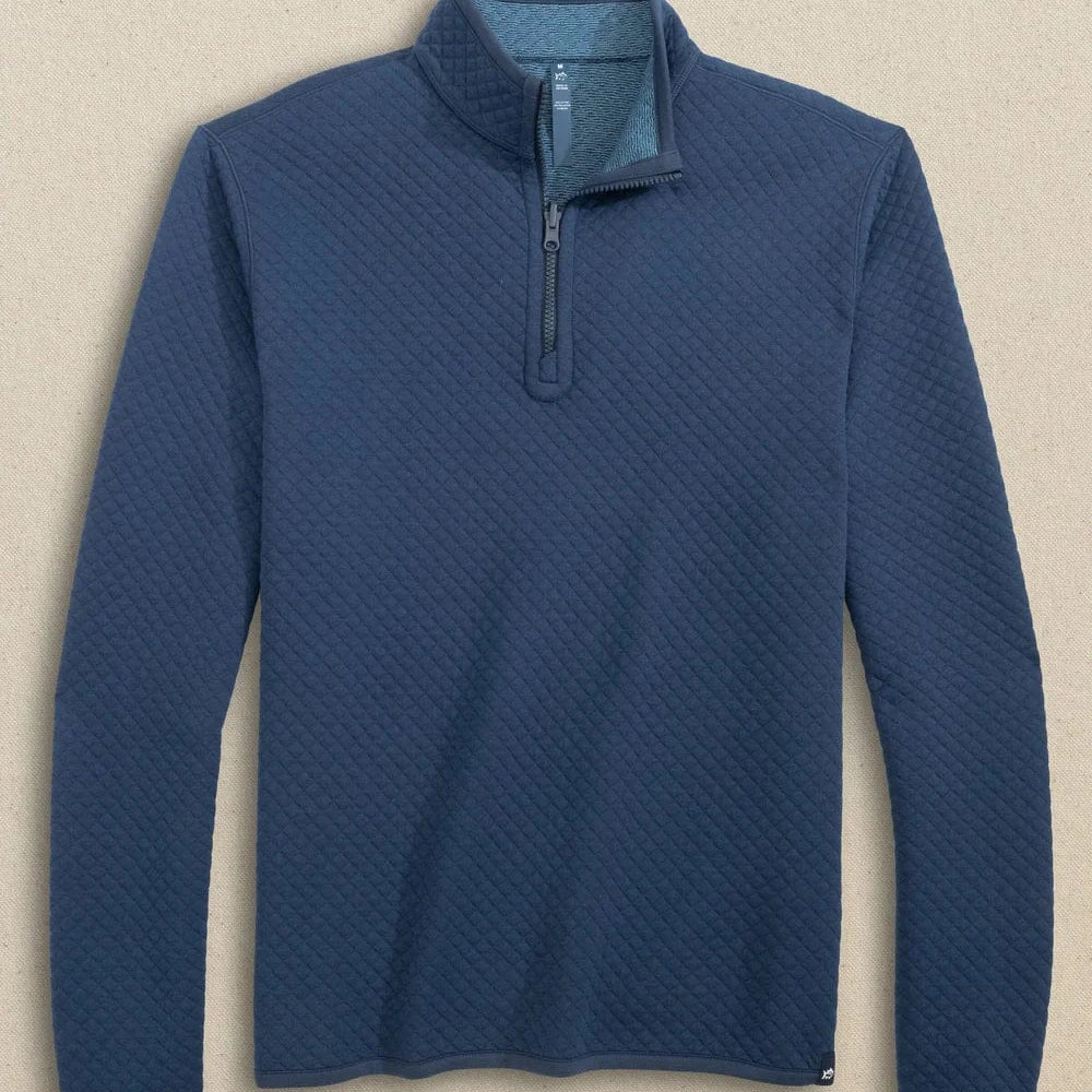 Southern Tide 1/4 Zip DRESS BLUE / S Oak Island Reversible Quarter Zip