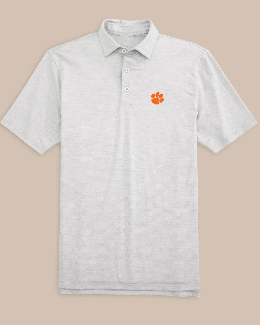 Southern Tide Polos Clemson Tigers Driver Spacedye Polo Shirt