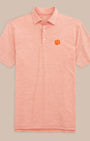 Southern Tide Polos Clemson Tigers Performance Polo - Endzone Orange