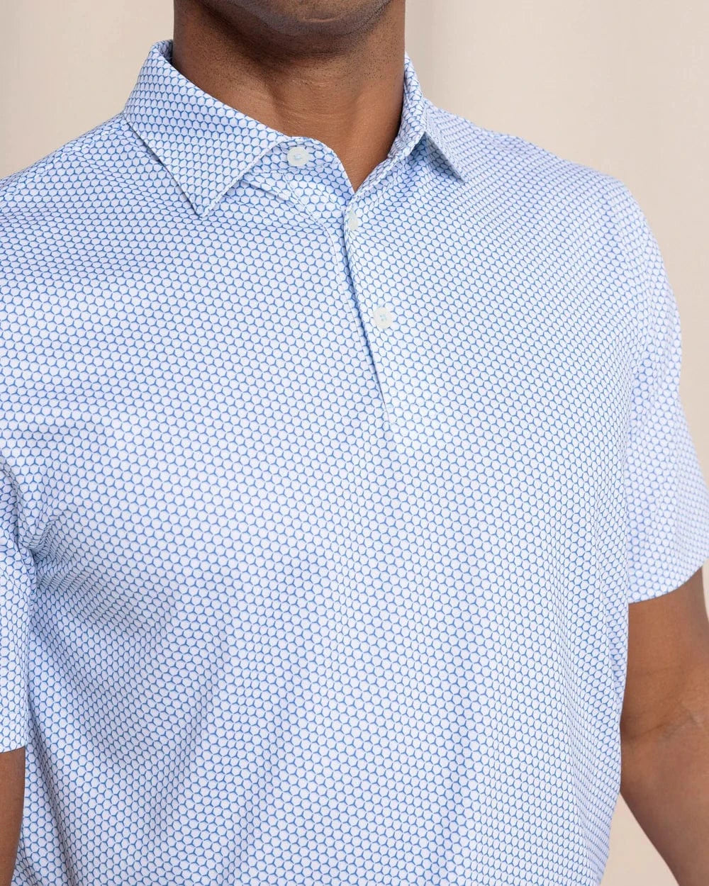 Southern Tide Polos Driver On The Ball Polo - Blue Lolite