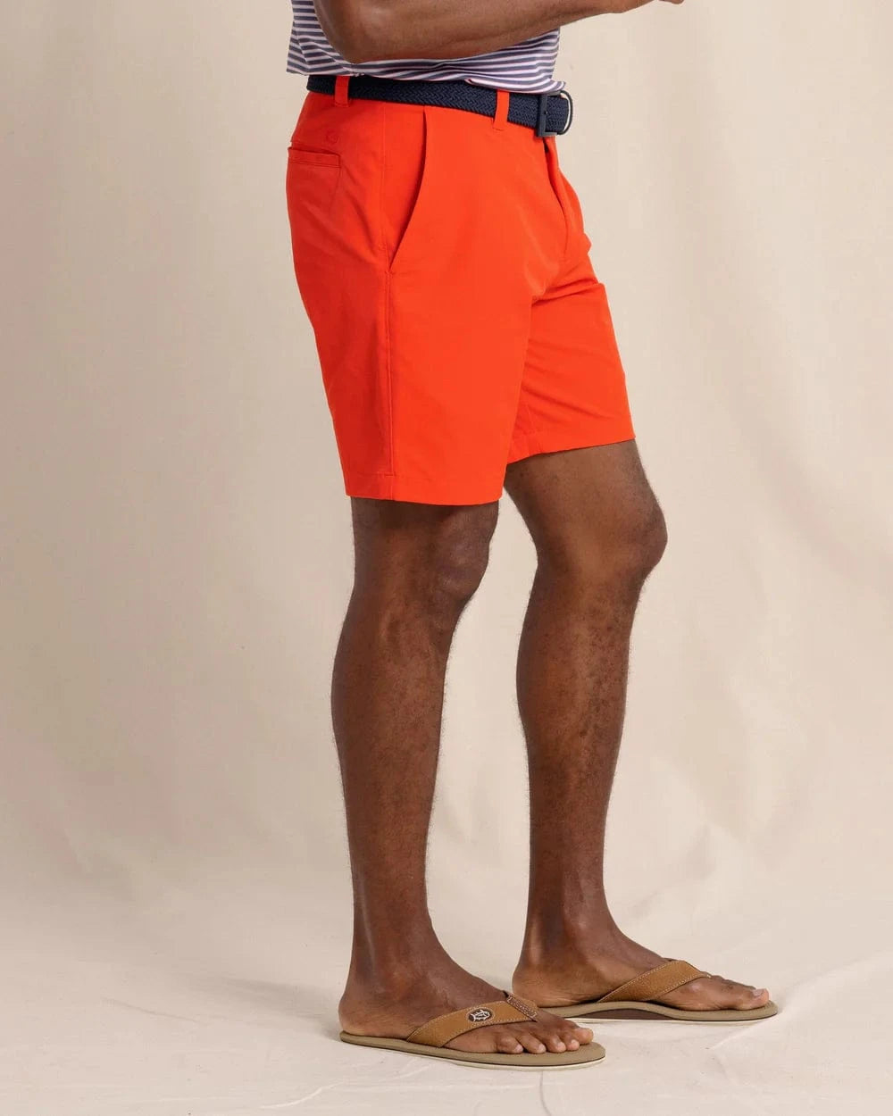 Southern Tide Shorts brrr-die Performance Short 8" - Poppy Red