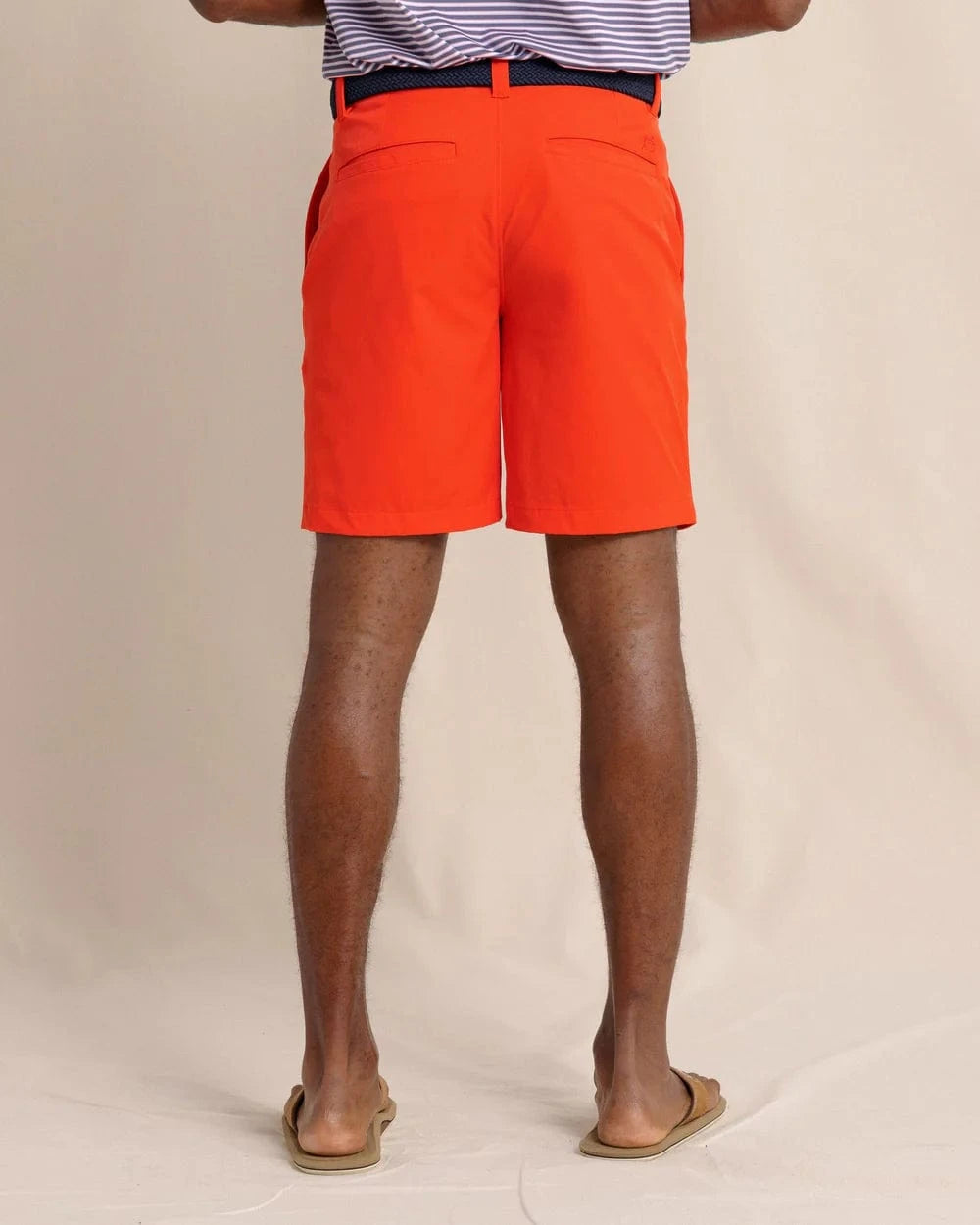 Southern Tide Shorts brrr-die Performance Short 8" - Poppy Red