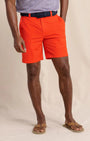Southern Tide Shorts brrr-die Performance Short 8" - Poppy Red