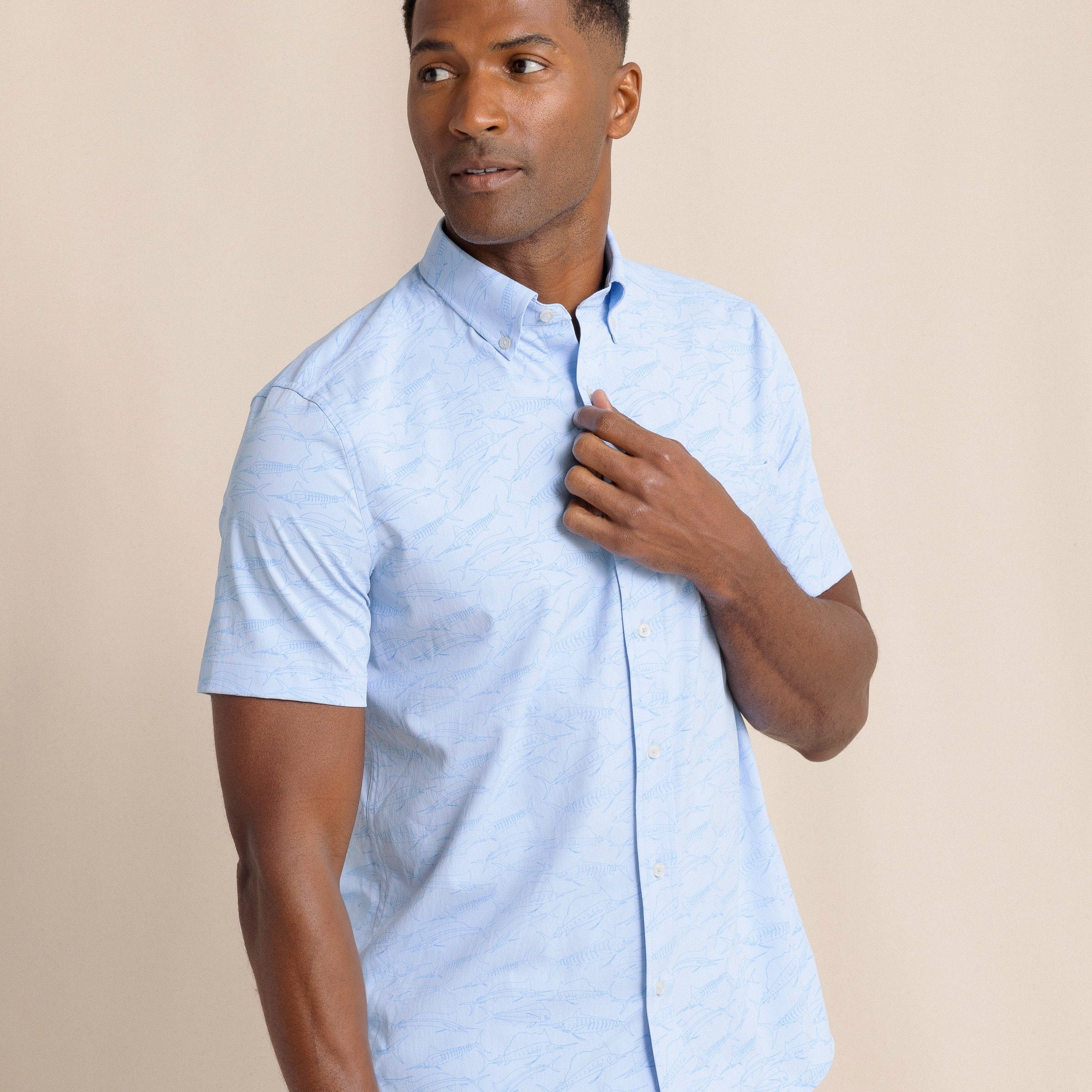 Southern Tide Sport Shirts Game Fish Sport Shirt