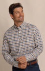 Southern Tide Sport Shirts SANDSTONE KHAKI / S Beachrock Plaid Skipjack Sport Shirt
