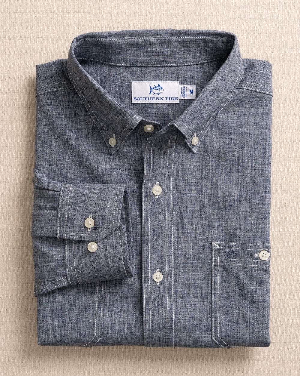 Southern Tide Sport Shirts Seven Seas Blue / S Southern Tide Dock Shirt
