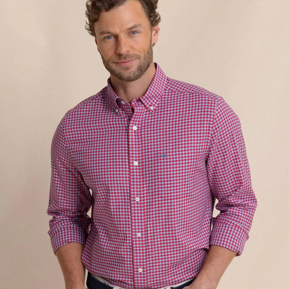 Southern Tide Sport Shirts Silver Lake Plaid Skipjack Sport Shirt