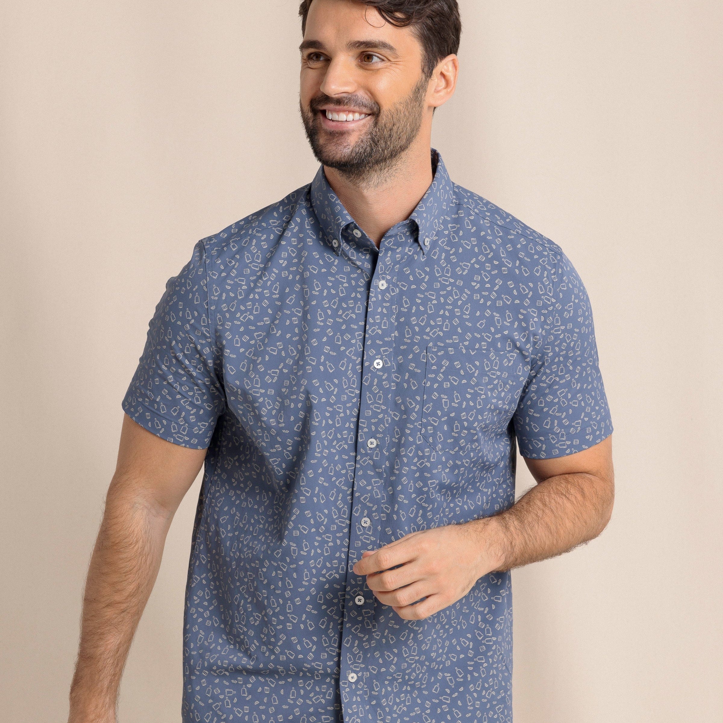 Southern Tide Sport Shirts Whiskey Hour Sport Shirt