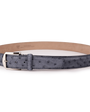 The Luxe Group (LEN) Belt DENIM / 40MM Genuine Ostrich - Denim